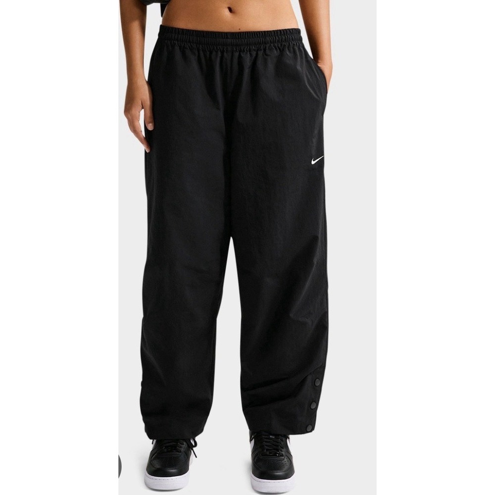 NIKE WOMEN'S SPORTSWEAR OVERSIZED Y2K sport WOVEN PANTS L A008910